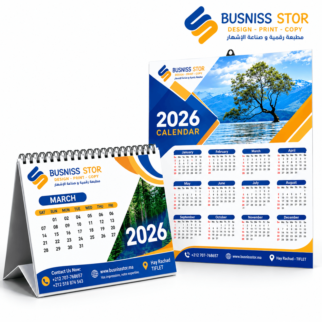 Calendrier Chevalet